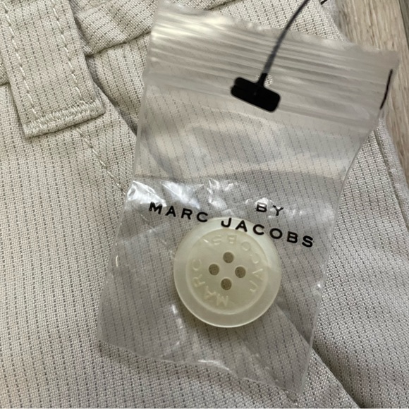 Marc By Marc Jacobs Cream pinstripe pants, size 10 - Picture 4 of 4